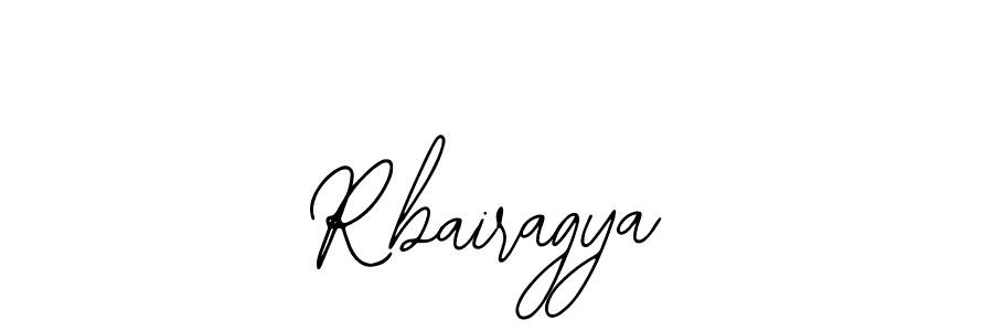 How to make Rbairagya name signature. Use Bearetta-2O07w style for creating short signs online. This is the latest handwritten sign. Rbairagya signature style 12 images and pictures png