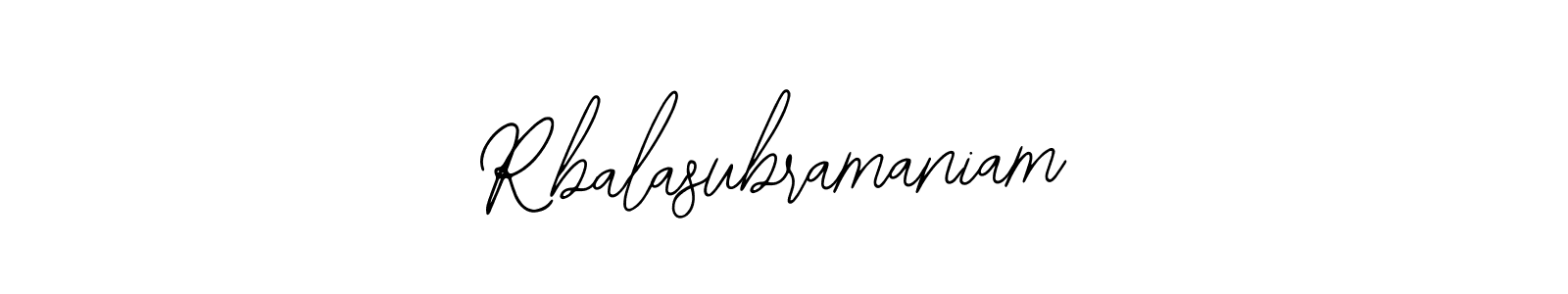 How to Draw Rbalasubramaniam signature style? Bearetta-2O07w is a latest design signature styles for name Rbalasubramaniam. Rbalasubramaniam signature style 12 images and pictures png