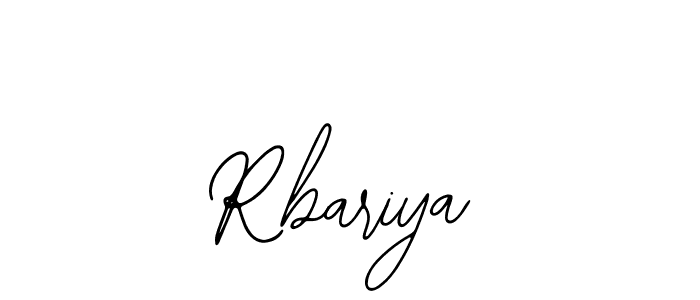 Design your own signature with our free online signature maker. With this signature software, you can create a handwritten (Bearetta-2O07w) signature for name Rbariya. Rbariya signature style 12 images and pictures png