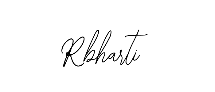 if you are searching for the best signature style for your name Rbharti. so please give up your signature search. here we have designed multiple signature styles  using Bearetta-2O07w. Rbharti signature style 12 images and pictures png