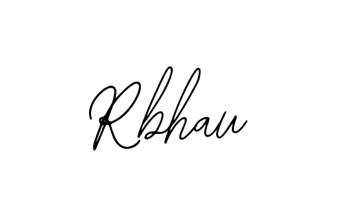 Use a signature maker to create a handwritten signature online. With this signature software, you can design (Bearetta-2O07w) your own signature for name Rbhau. Rbhau signature style 12 images and pictures png