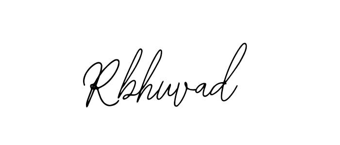 Use a signature maker to create a handwritten signature online. With this signature software, you can design (Bearetta-2O07w) your own signature for name Rbhuvad. Rbhuvad signature style 12 images and pictures png