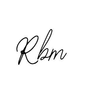 You should practise on your own different ways (Bearetta-2O07w) to write your name (Rbm) in signature. don't let someone else do it for you. Rbm signature style 12 images and pictures png