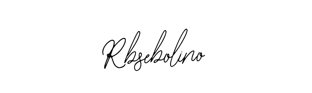 The best way (Bearetta-2O07w) to make a short signature is to pick only two or three words in your name. The name Rbsebolino include a total of six letters. For converting this name. Rbsebolino signature style 12 images and pictures png