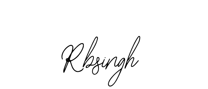 It looks lik you need a new signature style for name Rbsingh. Design unique handwritten (Bearetta-2O07w) signature with our free signature maker in just a few clicks. Rbsingh signature style 12 images and pictures png