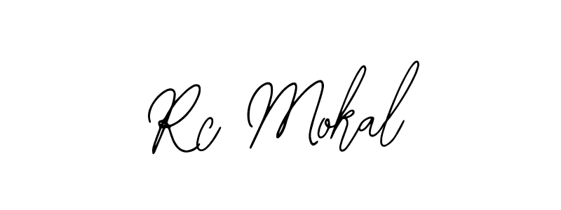 You can use this online signature creator to create a handwritten signature for the name Rc Mokal. This is the best online autograph maker. Rc Mokal signature style 12 images and pictures png
