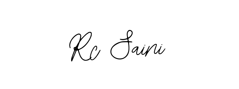 Make a short Rc Saini signature style. Manage your documents anywhere anytime using Bearetta-2O07w. Create and add eSignatures, submit forms, share and send files easily. Rc Saini signature style 12 images and pictures png