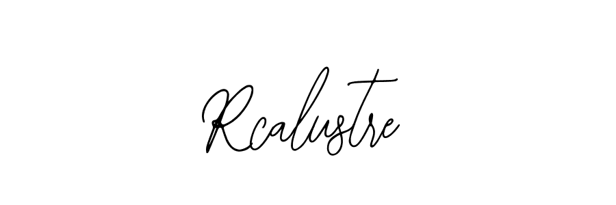 How to make Rcalustre name signature. Use Bearetta-2O07w style for creating short signs online. This is the latest handwritten sign. Rcalustre signature style 12 images and pictures png