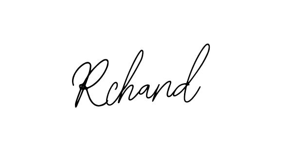 How to make Rchand name signature. Use Bearetta-2O07w style for creating short signs online. This is the latest handwritten sign. Rchand signature style 12 images and pictures png