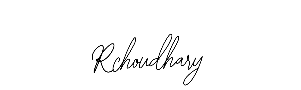 Make a beautiful signature design for name Rchoudhary. With this signature (Bearetta-2O07w) style, you can create a handwritten signature for free. Rchoudhary signature style 12 images and pictures png