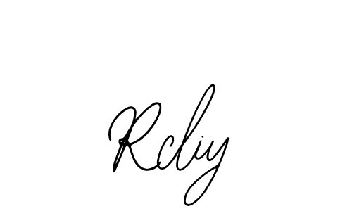 How to make Rcliy name signature. Use Bearetta-2O07w style for creating short signs online. This is the latest handwritten sign. Rcliy signature style 12 images and pictures png