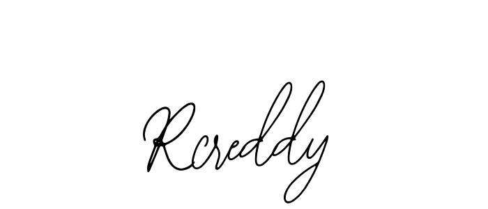 Use a signature maker to create a handwritten signature online. With this signature software, you can design (Bearetta-2O07w) your own signature for name Rcreddy. Rcreddy signature style 12 images and pictures png