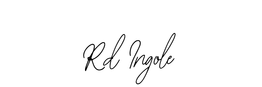 Similarly Bearetta-2O07w is the best handwritten signature design. Signature creator online .You can use it as an online autograph creator for name Rd Ingole. Rd Ingole signature style 12 images and pictures png