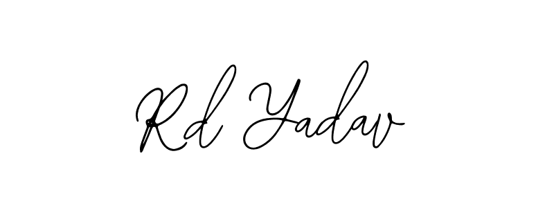 Create a beautiful signature design for name Rd Yadav. With this signature (Bearetta-2O07w) fonts, you can make a handwritten signature for free. Rd Yadav signature style 12 images and pictures png