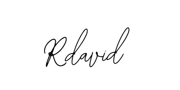 Make a beautiful signature design for name Rdavid. Use this online signature maker to create a handwritten signature for free. Rdavid signature style 12 images and pictures png