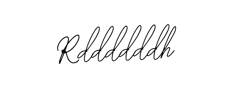 How to make Rddddddh name signature. Use Bearetta-2O07w style for creating short signs online. This is the latest handwritten sign. Rddddddh signature style 12 images and pictures png