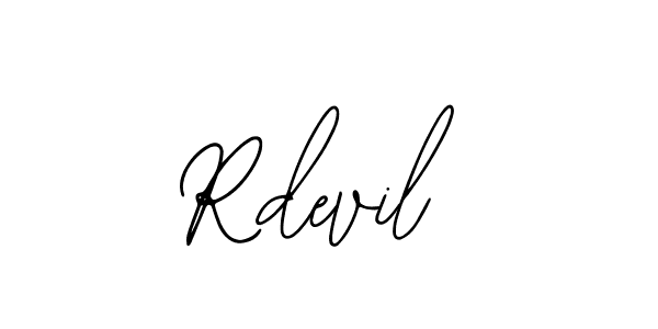 How to make Rdevil signature? Bearetta-2O07w is a professional autograph style. Create handwritten signature for Rdevil name. Rdevil signature style 12 images and pictures png