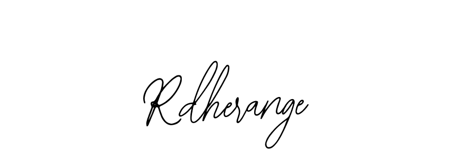 How to make Rdherange name signature. Use Bearetta-2O07w style for creating short signs online. This is the latest handwritten sign. Rdherange signature style 12 images and pictures png