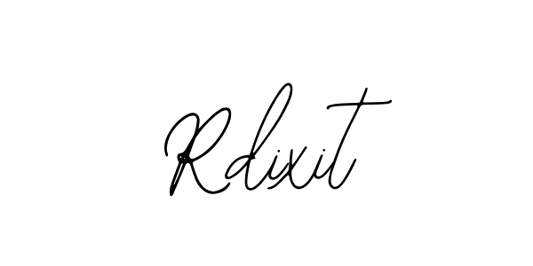 How to make Rdixit signature? Bearetta-2O07w is a professional autograph style. Create handwritten signature for Rdixit name. Rdixit signature style 12 images and pictures png