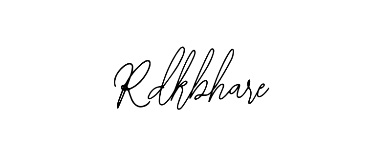 Design your own signature with our free online signature maker. With this signature software, you can create a handwritten (Bearetta-2O07w) signature for name Rdkbhare. Rdkbhare signature style 12 images and pictures png