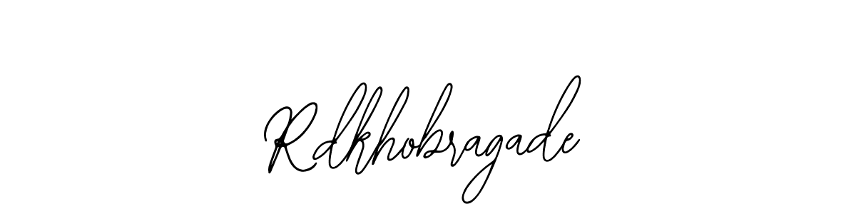How to make Rdkhobragade signature? Bearetta-2O07w is a professional autograph style. Create handwritten signature for Rdkhobragade name. Rdkhobragade signature style 12 images and pictures png