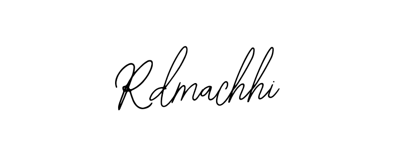 Design your own signature with our free online signature maker. With this signature software, you can create a handwritten (Bearetta-2O07w) signature for name Rdmachhi. Rdmachhi signature style 12 images and pictures png