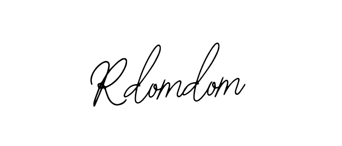 The best way (Bearetta-2O07w) to make a short signature is to pick only two or three words in your name. The name Rdomdom include a total of six letters. For converting this name. Rdomdom signature style 12 images and pictures png