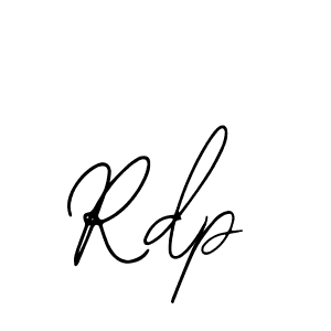 How to make Rdp signature? Bearetta-2O07w is a professional autograph style. Create handwritten signature for Rdp name. Rdp signature style 12 images and pictures png