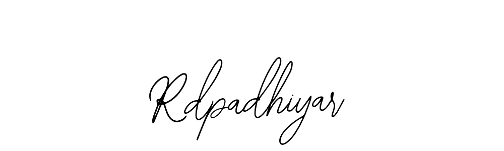 Make a beautiful signature design for name Rdpadhiyar. With this signature (Bearetta-2O07w) style, you can create a handwritten signature for free. Rdpadhiyar signature style 12 images and pictures png