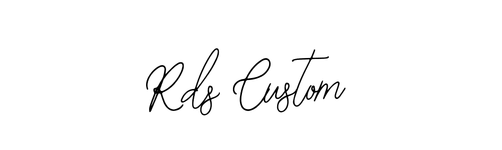 Make a beautiful signature design for name Rds Custom. With this signature (Bearetta-2O07w) style, you can create a handwritten signature for free. Rds Custom signature style 12 images and pictures png