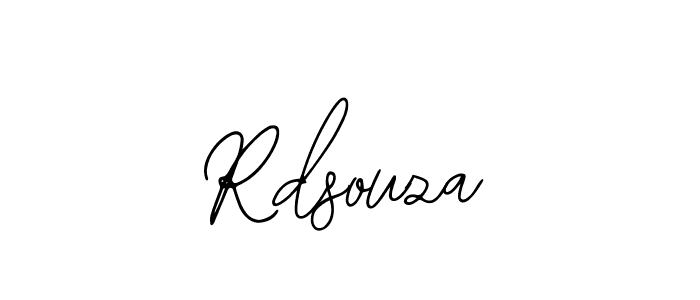 Make a beautiful signature design for name Rdsouza. With this signature (Bearetta-2O07w) style, you can create a handwritten signature for free. Rdsouza signature style 12 images and pictures png