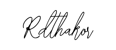 Discover how Rdthakor looks in an executive cursive font (Bearetta-2O07w). Perfect for legal documents, invoices, and certificates. Rdthakor signature style 12 images and pictures png