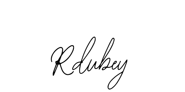 Make a beautiful signature design for name Rdubey. Use this online signature maker to create a handwritten signature for free. Rdubey signature style 12 images and pictures png