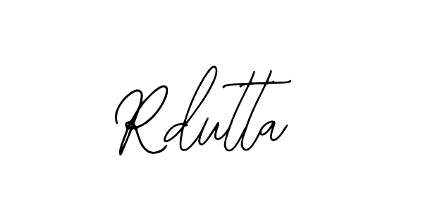 How to Draw Rdutta signature style? Bearetta-2O07w is a latest design signature styles for name Rdutta. Rdutta signature style 12 images and pictures png