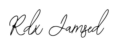 Designed for modern professionals: Rdx Jamsed name signature crafted with Bearetta-2O07w script. Ready for digital PDF workflows. Rdx Jamsed signature style 12 images and pictures png
