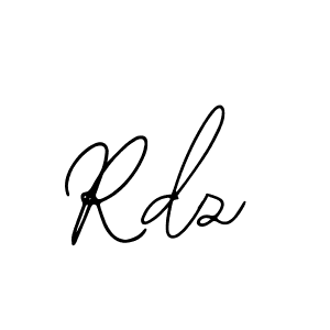 How to make Rdz signature? Bearetta-2O07w is a professional autograph style. Create handwritten signature for Rdz name. Rdz signature style 12 images and pictures png