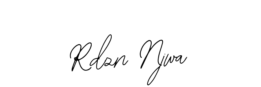 How to Draw Rdzn Njwa signature style? Bearetta-2O07w is a latest design signature styles for name Rdzn Njwa. Rdzn Njwa signature style 12 images and pictures png