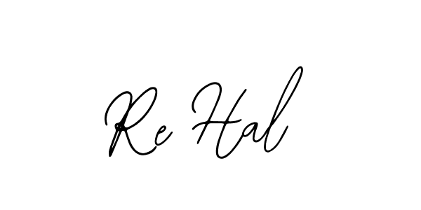 The best way (Bearetta-2O07w) to make a short signature is to pick only two or three words in your name. The name Re Hal include a total of six letters. For converting this name. Re Hal signature style 12 images and pictures png