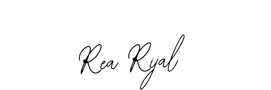 Design your own signature with our free online signature maker. With this signature software, you can create a handwritten (Bearetta-2O07w) signature for name Rea Rijal. Rea Rijal signature style 12 images and pictures png