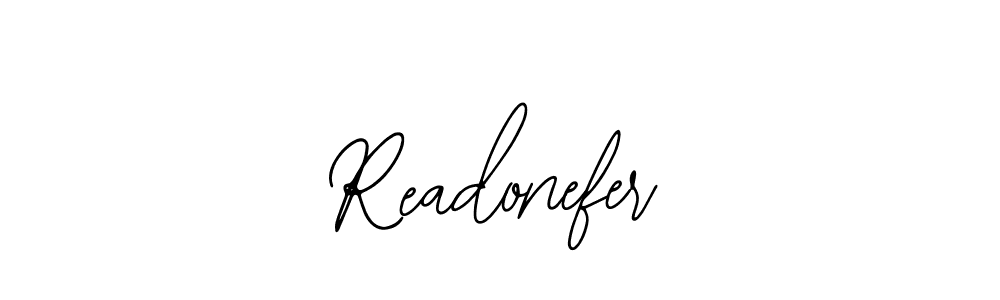 Create a beautiful signature design for name Readonefer. With this signature (Bearetta-2O07w) fonts, you can make a handwritten signature for free. Readonefer signature style 12 images and pictures png