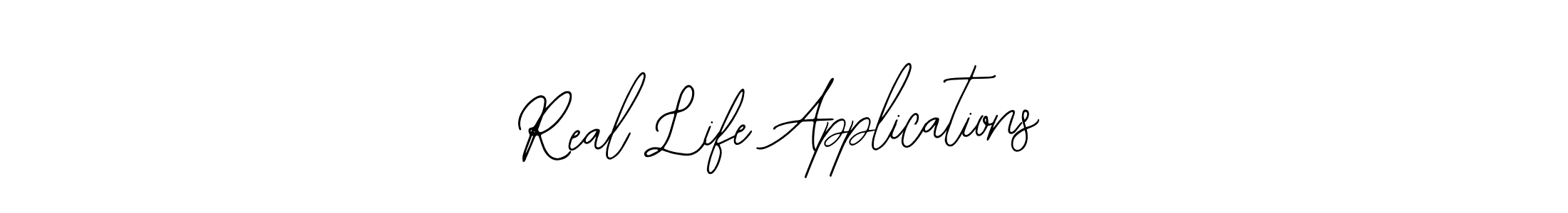 How to Draw Real Life Applications signature style? Bearetta-2O07w is a latest design signature styles for name Real Life Applications. Real Life Applications signature style 12 images and pictures png