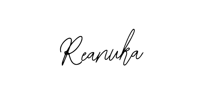 Make a beautiful signature design for name Reanuka. Use this online signature maker to create a handwritten signature for free. Reanuka signature style 12 images and pictures png