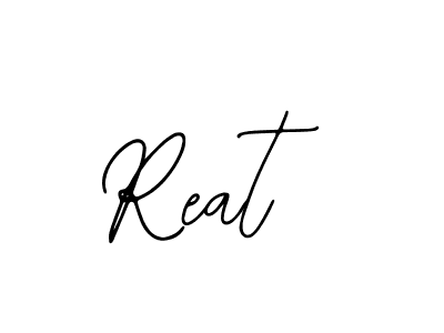 Bearetta-2O07w is a professional signature style that is perfect for those who want to add a touch of class to their signature. It is also a great choice for those who want to make their signature more unique. Get Reat name to fancy signature for free. Reat signature style 12 images and pictures png
