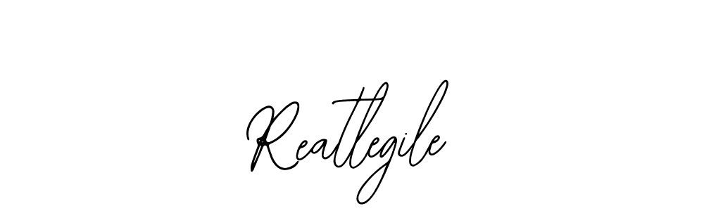 Make a beautiful signature design for name Reatlegile. With this signature (Bearetta-2O07w) style, you can create a handwritten signature for free. Reatlegile signature style 12 images and pictures png