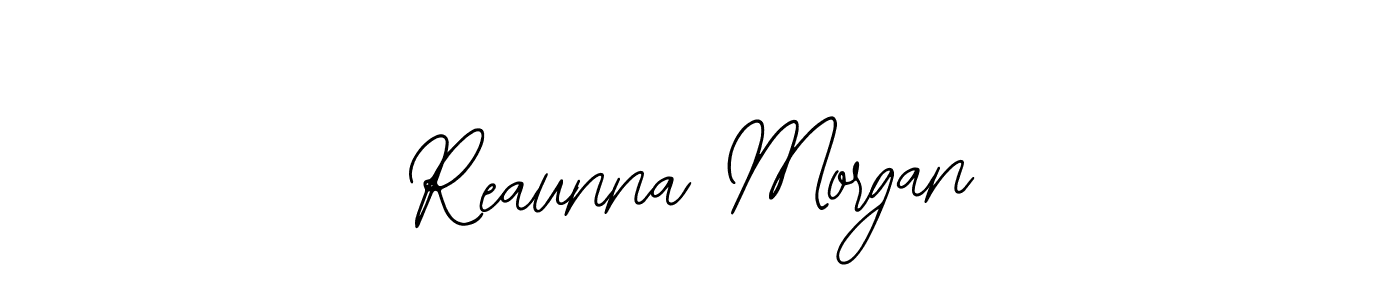 Make a beautiful signature design for name Reaunna Morgan. Use this online signature maker to create a handwritten signature for free. Reaunna Morgan signature style 12 images and pictures png