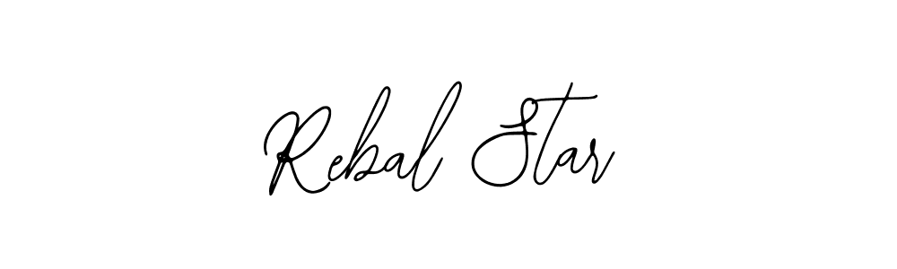 How to make Rebal Star signature? Bearetta-2O07w is a professional autograph style. Create handwritten signature for Rebal Star name. Rebal Star signature style 12 images and pictures png