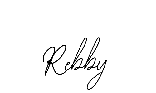 if you are searching for the best signature style for your name Rebby. so please give up your signature search. here we have designed multiple signature styles  using Bearetta-2O07w. Rebby signature style 12 images and pictures png