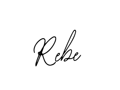 Rebe stylish signature style. Best Handwritten Sign (Bearetta-2O07w) for my name. Handwritten Signature Collection Ideas for my name Rebe. Rebe signature style 12 images and pictures png