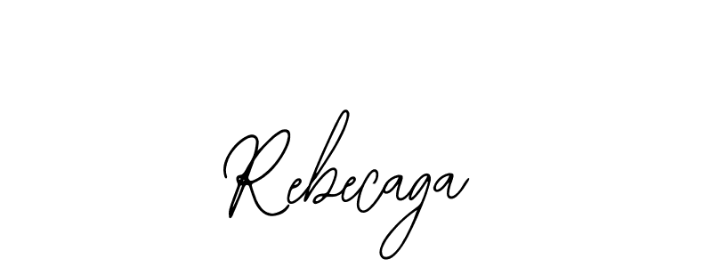You should practise on your own different ways (Bearetta-2O07w) to write your name (Rebecaga) in signature. don't let someone else do it for you. Rebecaga signature style 12 images and pictures png