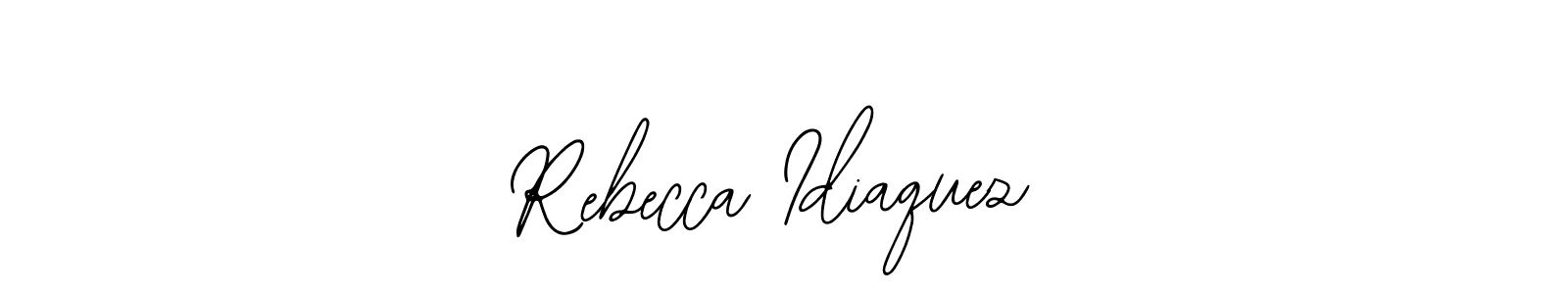 Make a beautiful signature design for name Rebecca Idiaquez. With this signature (Bearetta-2O07w) style, you can create a handwritten signature for free. Rebecca Idiaquez signature style 12 images and pictures png